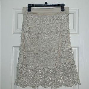 Boho style floral crochet skirt🌼